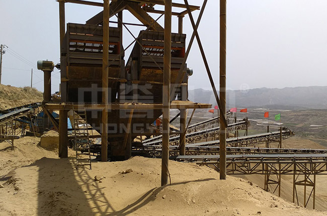 時(shí)產(chǎn)500噸砂石生產(chǎn)線實(shí)拍 時(shí)產(chǎn)500噸砂石生產(chǎn)線實(shí)拍
