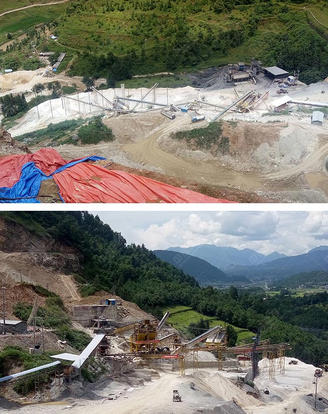 云南省騰沖市金嶺石礦業(yè)時(shí)產(chǎn)600噸沙石骨料生產(chǎn)線 云南省騰沖市金嶺石礦業(yè)時(shí)產(chǎn)600噸沙石骨料生產(chǎn)線