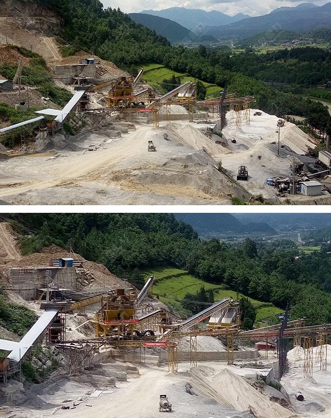 云南省騰沖市金嶺石礦業(yè)時(shí)產(chǎn)600噸沙石骨料生產(chǎn)線 云南省騰沖市金嶺石礦業(yè)時(shí)產(chǎn)600噸沙石骨料生產(chǎn)線