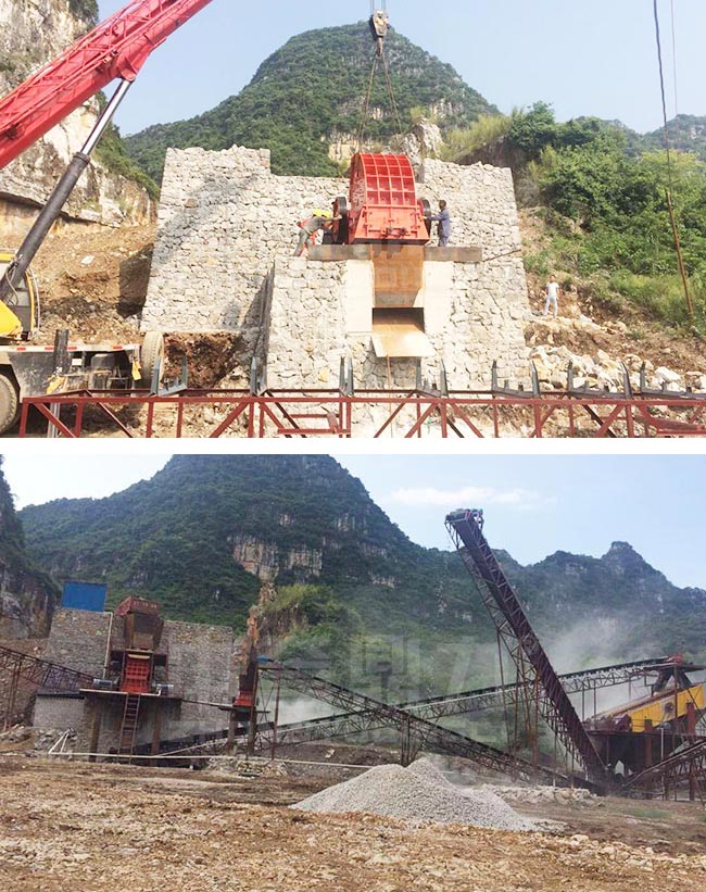 廣西來賓時產(chǎn)100噸石子生產(chǎn)線 廣西來賓時產(chǎn)100噸石子生產(chǎn)線