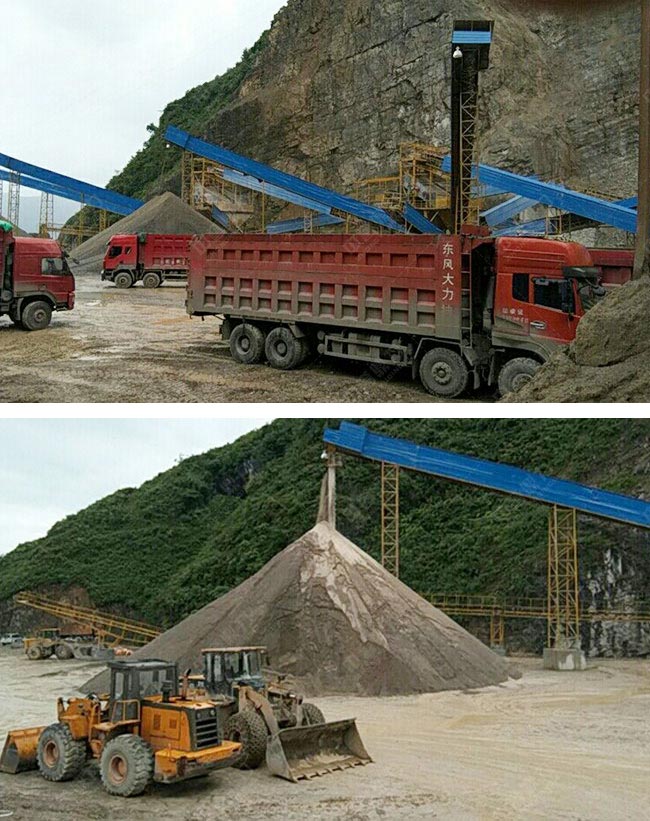 云南省昭通市高原石材時產(chǎn)600-800噸沙石骨料生產(chǎn)線 云南省昭通市高原石材時產(chǎn)600-800噸沙石骨料生產(chǎn)線