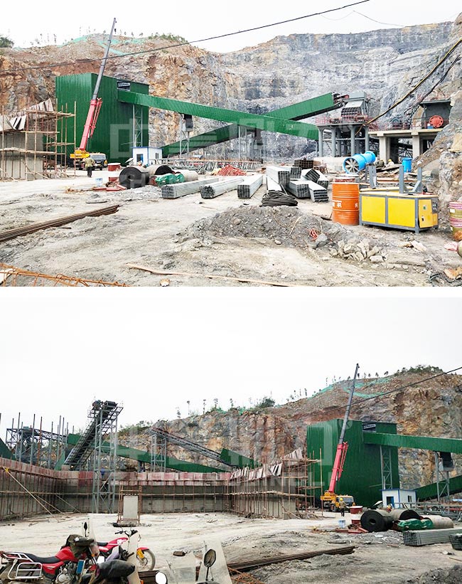 湖南日產(chǎn)一萬(wàn)噸砂石生產(chǎn)線案例 湖南日產(chǎn)一萬(wàn)噸砂石生產(chǎn)線案例