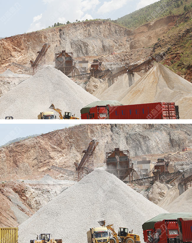 四川涼山州時(shí)產(chǎn)100噸碎石生產(chǎn)線現(xiàn)場(chǎng) 005.jpg