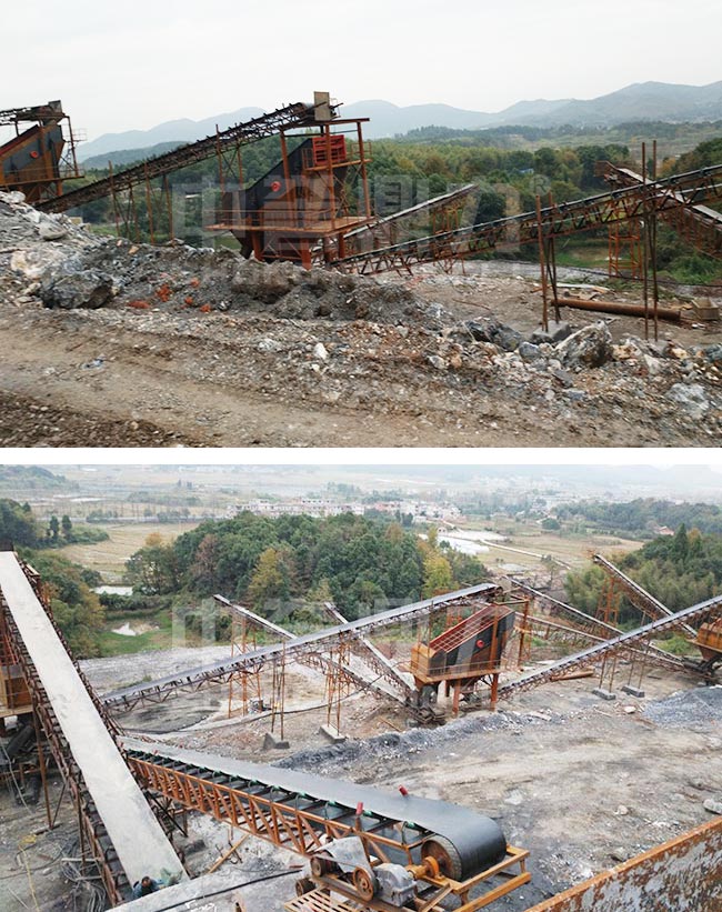 江西省新余市時產200噸砂石料生產線 江西省新余市時產200噸砂石料生產線