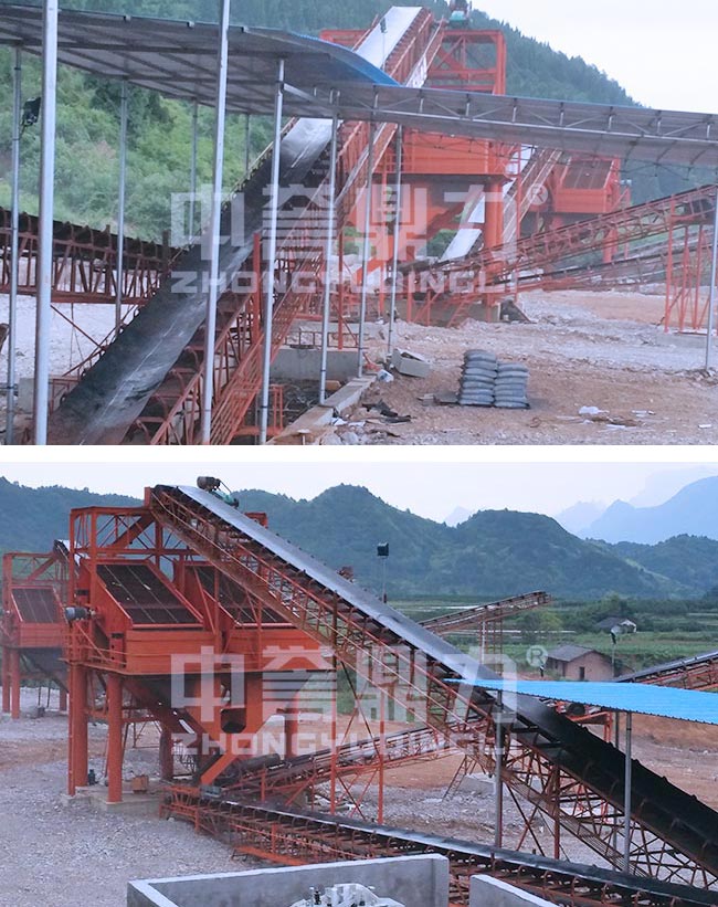江西宜春市時產(chǎn)600-800噸砂石料破碎篩分生產(chǎn)線 江西宜春市時產(chǎn)600-800噸砂石料破碎篩分生產(chǎn)線