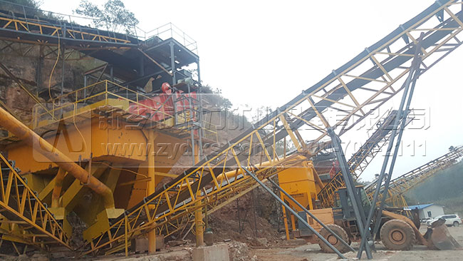 100t/h石子生產(chǎn)線配