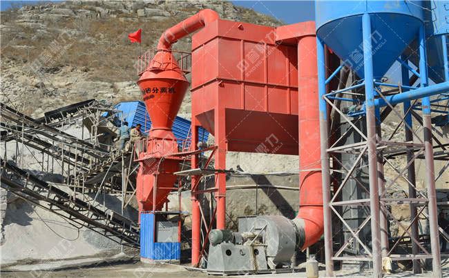 環(huán)保碎石場生產(chǎn)線除塵器結(jié)構(gòu)