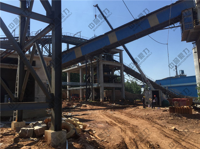 江蘇徐州龍山水泥時(shí)產(chǎn)500噸砂石骨料生產(chǎn)線