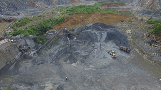 石子廠石料生產(chǎn)線圖