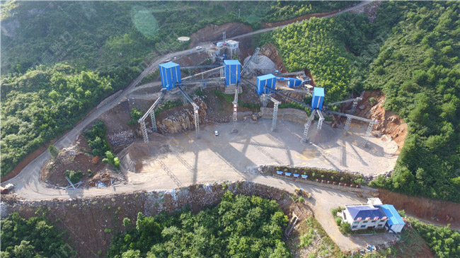 湖南省制砂生產(chǎn)線-懷化市溆浦縣雷峰石業(yè)機(jī)制砂場
