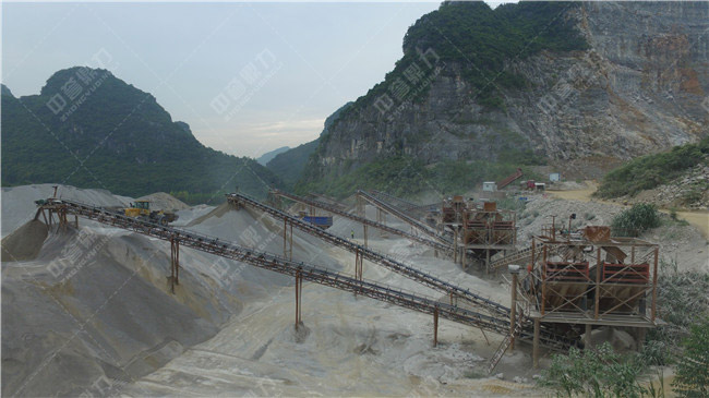 廣西時產(chǎn)100噸砂石料生產(chǎn)線選河南新鄉(xiāng)鼎力