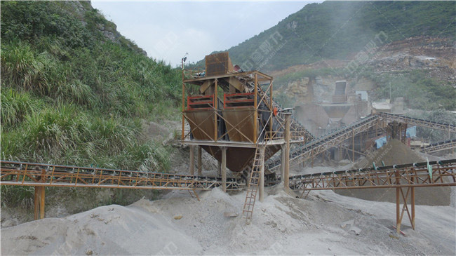 廣西時產(chǎn)100噸砂石料生產(chǎn)線選河南新鄉(xiāng)鼎力