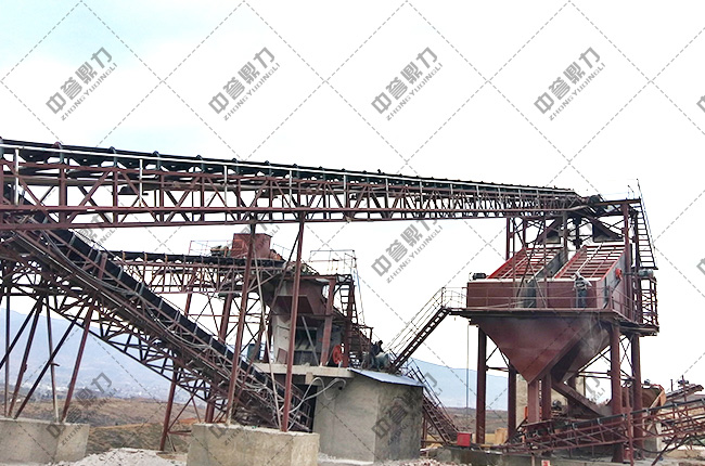 客戶使用河南鼎力碎石機(jī)生產(chǎn)線現(xiàn)場(chǎng)圖片