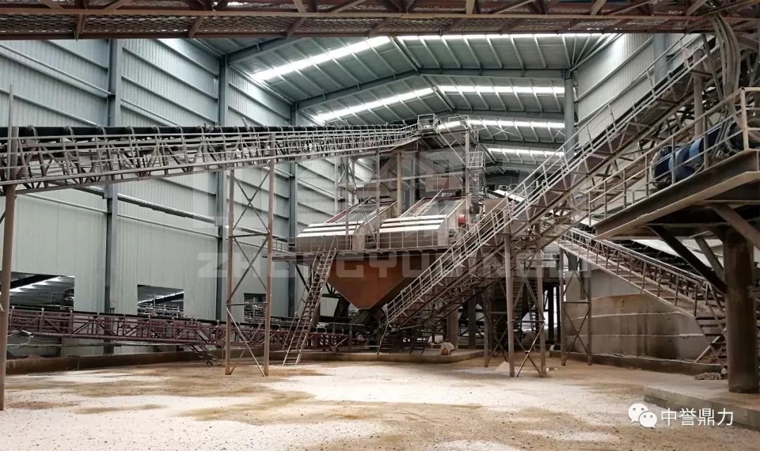 桂林市砂石骨料環(huán)保生產(chǎn)線(xiàn)-時(shí)產(chǎn)600-800噸生產(chǎn)線(xiàn)