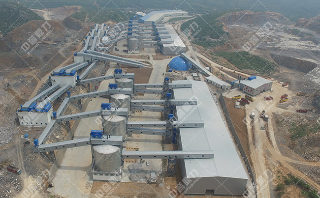 石灰石制砂生產(chǎn)線
